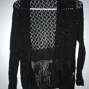 Black cardigan. Size s.